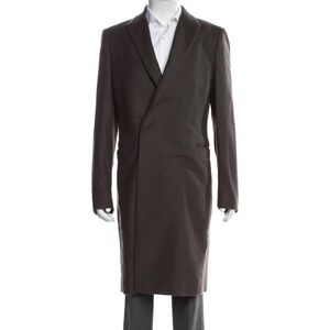 AllSaints Sutton Coat – Charcoal Wool Blend